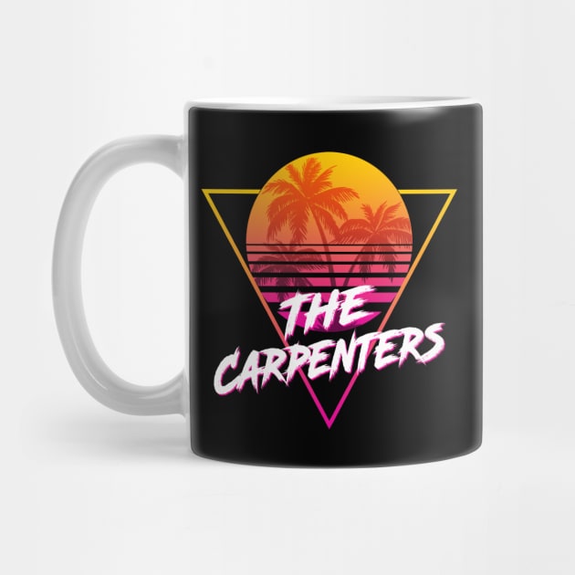 The Carpenters - Proud Name Retro 80s Sunset Aesthetic Design by DorothyMayerz Base